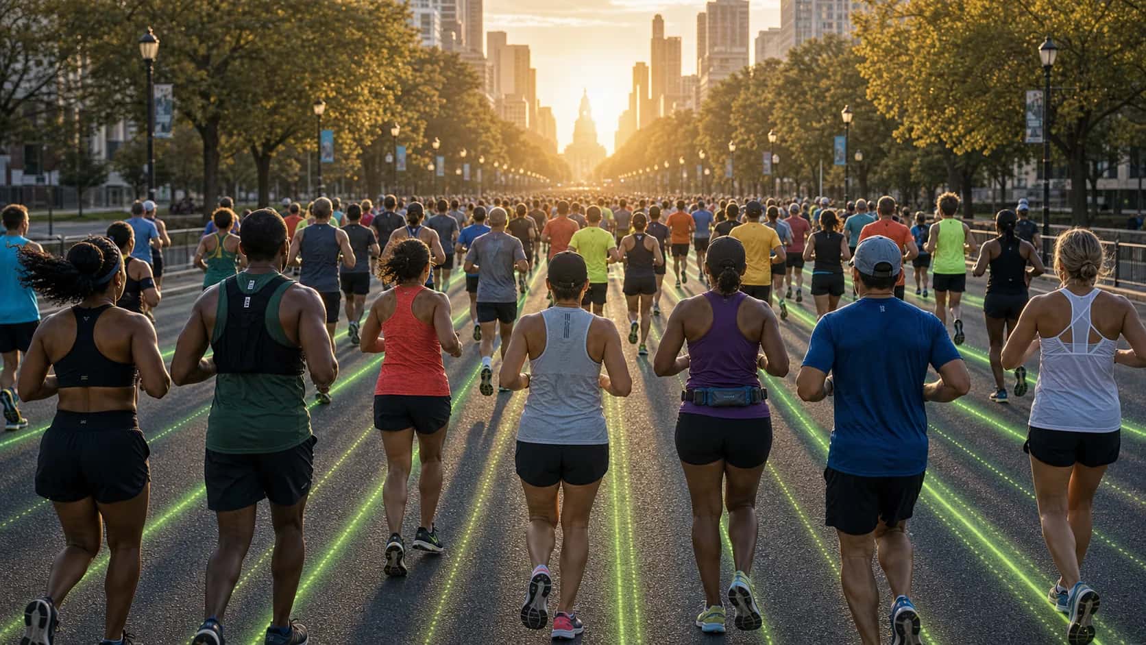 Marathon Pace Chart guide illustration