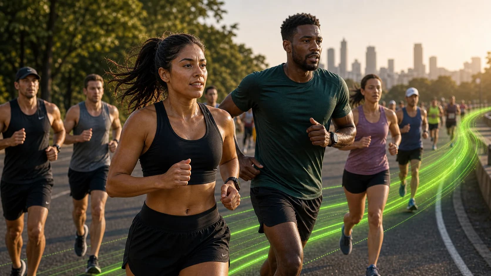 Negative Split Running guide illustration