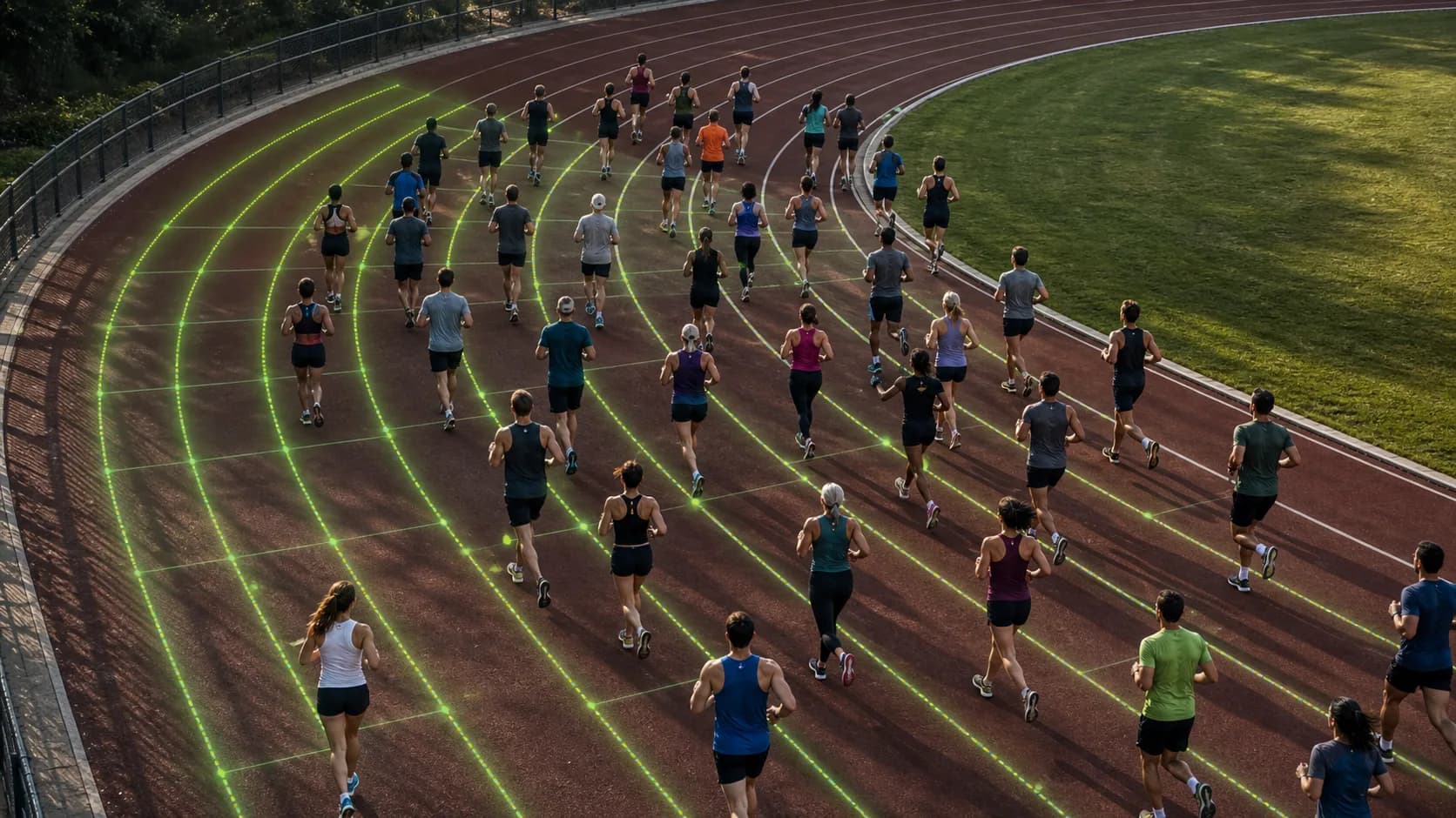 Running Pace Chart guide illustration